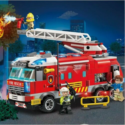 Конструктор брик пожарные 366 дет. конструктор playmobil 9464 пожарная машина