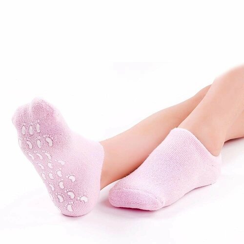 Увлажняющие гелевые СПА-носочки SPA Gel socks 1 set reusable spa gel silicone socks