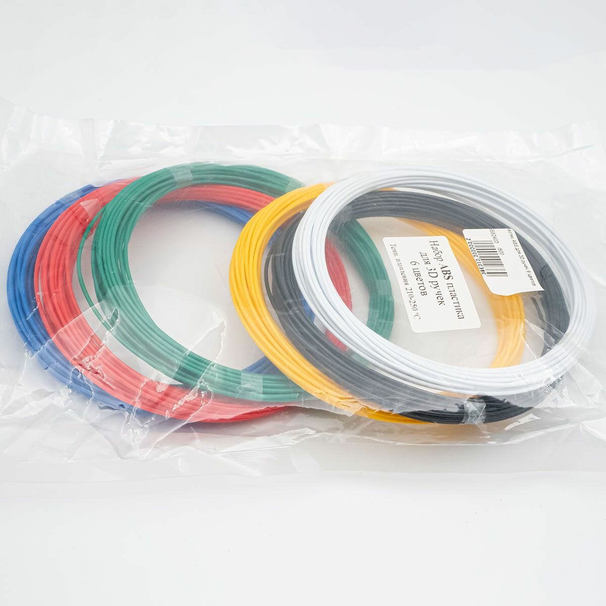 Пластик ABS для 3D ручек 6 цветов — фото 1