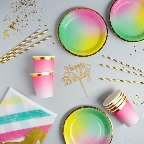 Набор посуды С днём рождения 1280₽