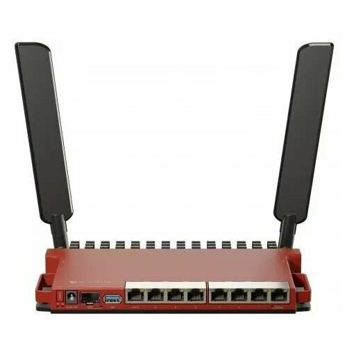 wifi маршрутизатор mikrotik l009uigs 2haxd in Wi-Fi роутер MIKROTIK L009UiGS-2HaxD-IN, AX600, красный