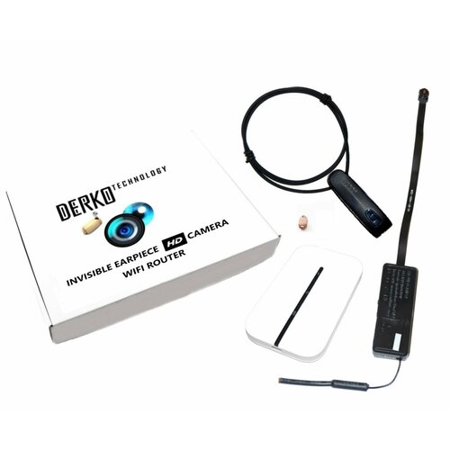Микрокамера и Wi-Fi роутер с гарнитурой Bluetooth и микронаушником Nano 6 мм 2120000₽