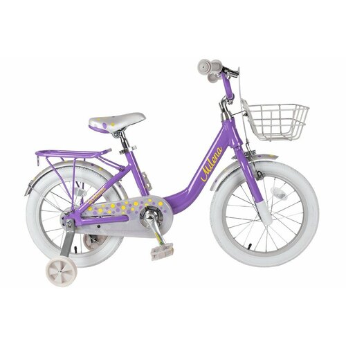 Детский велосипед Techteam TechTeam Milena 16 год 2024 цвет Фиолетовый-Желтый 1280000₽