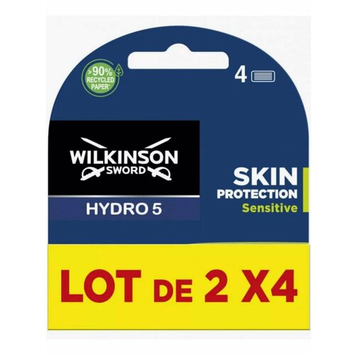 Сменные Кассеты для Бритья Wilkinson Sword Hydro 5 Skin Protection Sensetive, 8 Штук