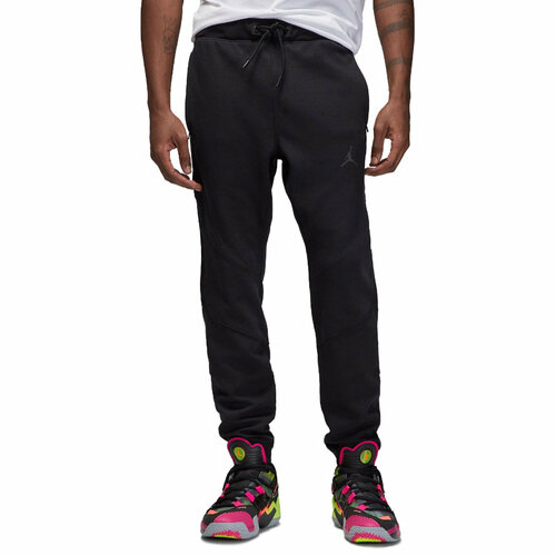 Брюки NIKE Брюки Nike Jordan Air Fleece DQ7320-010, размер L, черный