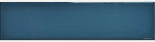 Изображение товара Плитка керамогранит для пола глянцевый Monte Blue Decocer 400х100/9, упаковка 24 шт. / 0.96 кв. м