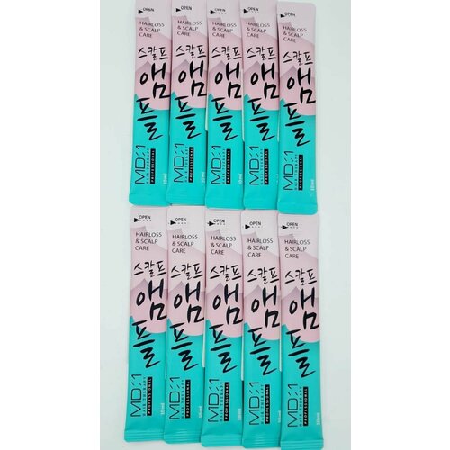 Med B Комплект 10шт Пептидная ампула для кожи головы Intensive Peptide Complex Scalp Ampoule 10ml 850₽