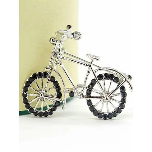 Брошь Blucome фианит искусственный камень серебро 330₽