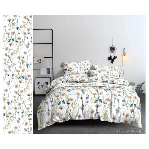 Постельное белье 2 спальное с евро простыней 1160₽