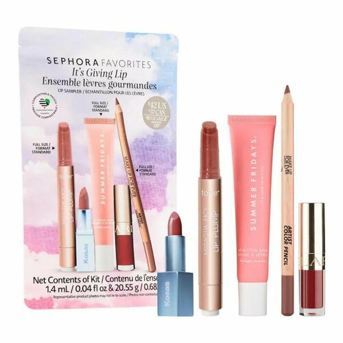 Лимитированный набор для губ Sephora Its Giving Lip Value Set 8145₽