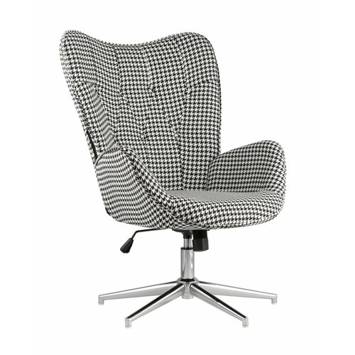 Кресло Stool Group Филадельфия регулируемое, ч/б