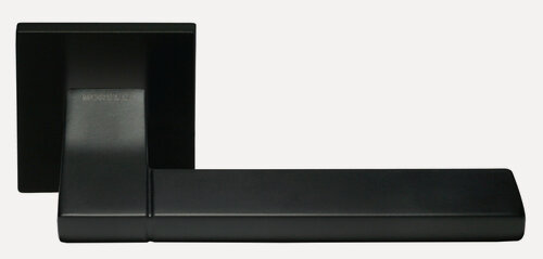 Изображение товара Ручка дверная Morelli Morelli MH-47-S6 BL черный, для межкомнатных дверей на квадратной розетке комплект 1 шт, фурнитура