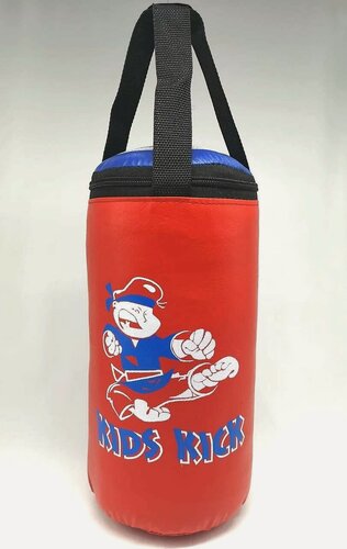 Изображение товара Мешок боксерский KIDS, диаметр 16см, высота 30см, красный, для детей
