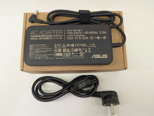 Изображение товара Блок питания зарядка для ноутбука Asus 19V 6.32A 120W штекер 5.5x2.5 тип SPA-1121-28, A15-120P1A, ADP-120RH B
