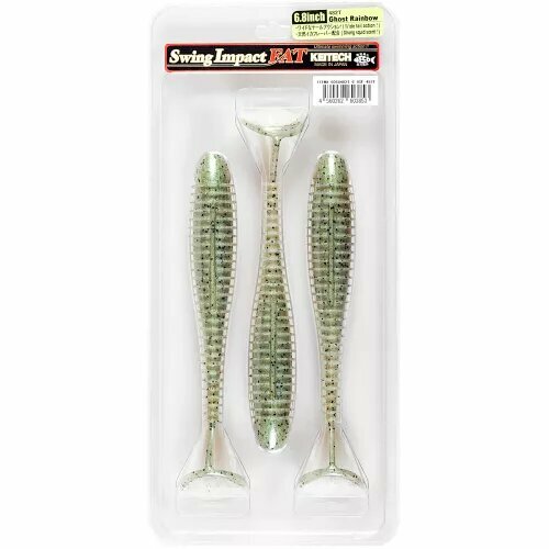 Силиконовая приманка Keitech Swing Impact Fat 7.8 #482 19.5см. 2шт.