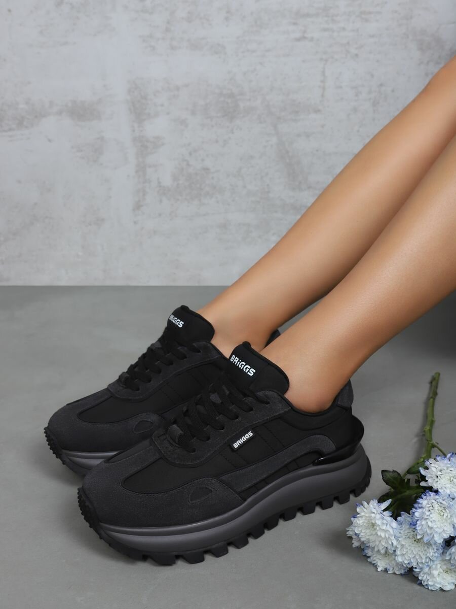 Кроссовки BRIGGS, полнота 7, размер 39, черный — фото 1