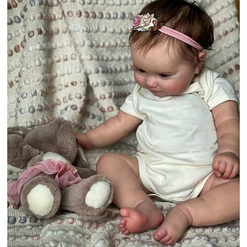 47см Cиликоновая кукла-реборн reborn девушка Maddie