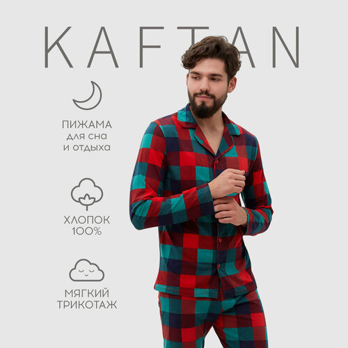 фото Пижама kaftan, размер 56, зеленый