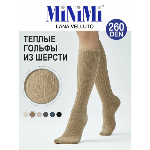 фото Гольфы minimi, 260 den, размер 35/38, бежевый