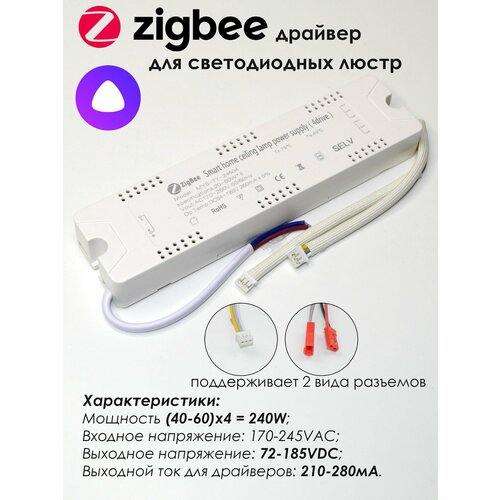 Умный Zigbee драйвер для светодиодной люстры с Алисой 215000₽