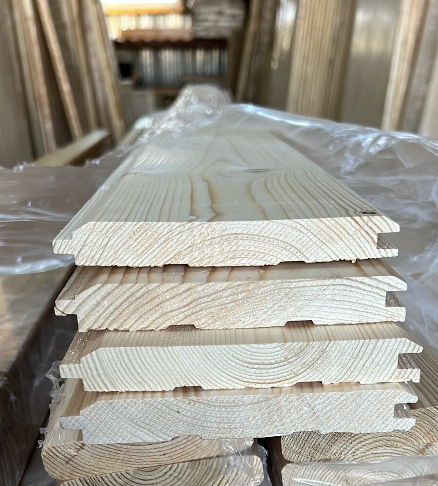 Вагонка штиль порода-Ель/Сосна 14х146х1000 Сорт Норм 5 штук