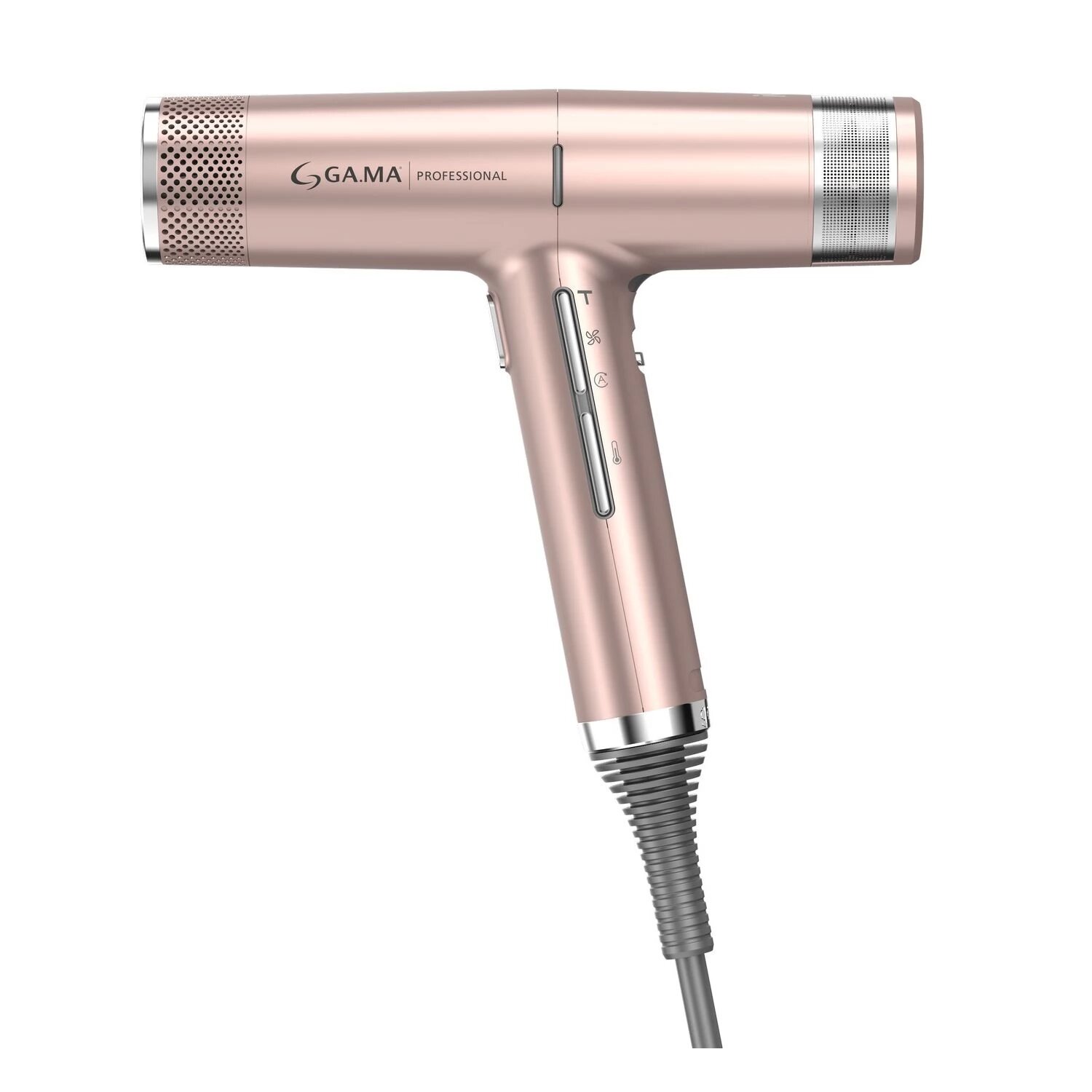 Профессиональный фен Ga.Ma iQ2 Rose Gold (PH6075. PK), 1600 Вт, 3 скорости, 4 температурных режима