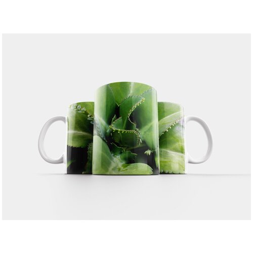 фото Кружка "завод, зеленый, листья" 320 мл lotsprints