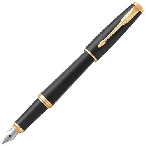 вышиваем подарки сувениры аксессуары Ручка перьев. Parker Urban Core F309 (CW1931593) Muted Black GT F сталь нержавеющая подар. кор. (CW1931593)