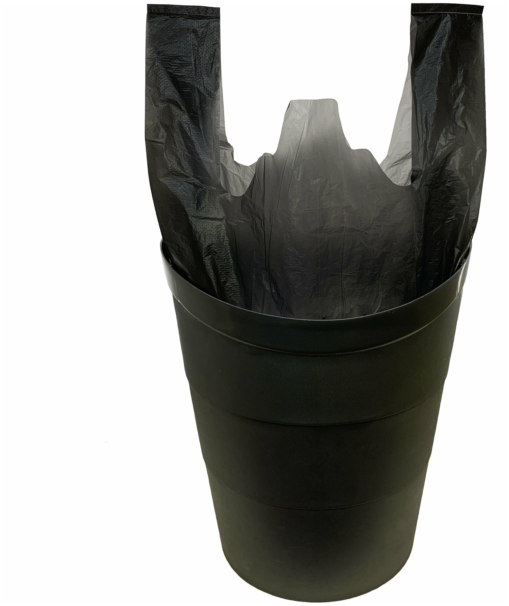 Мешки для мусора с ручками в стопе Крепакоф 60 л, 20шт