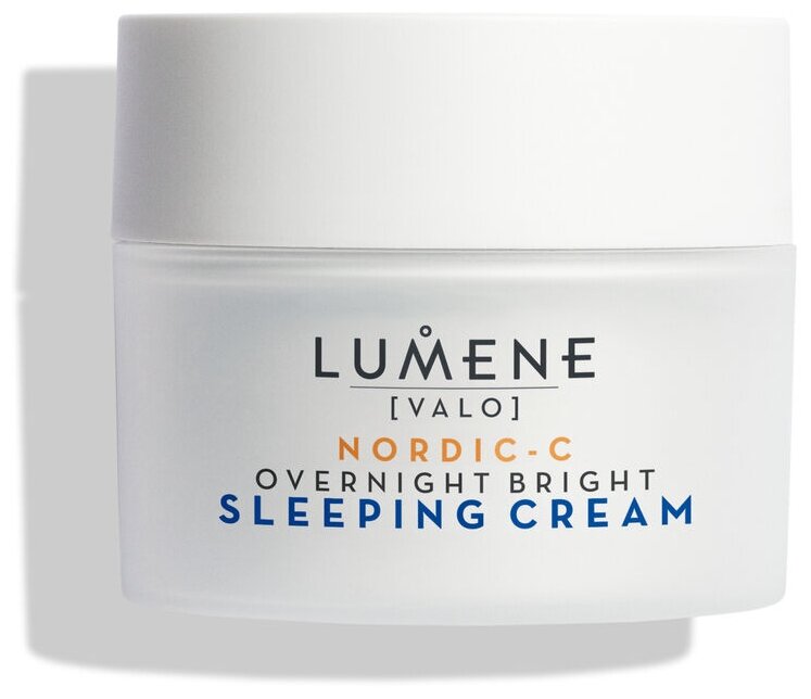 Lumene Valo Nordic-C Overnight Bright Sleeping Cream Contains Vitamin C Восстанавливающий крем-сон для лица, 50 мл