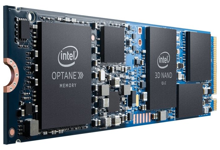 Накопитель SSD Intel PCI-E 3.0 512Gb HBRPEKNX0202A08 999MJF HBRPEKNX0202A08 Optane Memory H10 M.2 2280