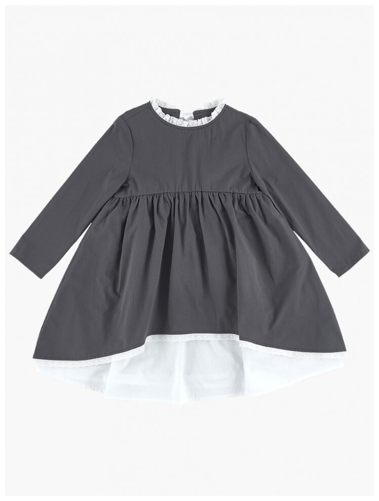 Платье для девочек Mini Maxi модель 6924 цвет антрацит размер 98