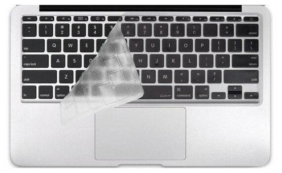 Накладка на клавиатуру i-Blason для macbook 12, силикон, прозрачный