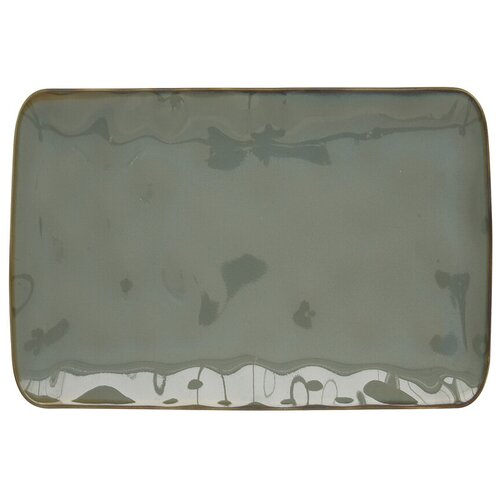 фото Тарелка прямоугольная большая (серый) interiors без индивидуальной упаковки (easy life (r2s))