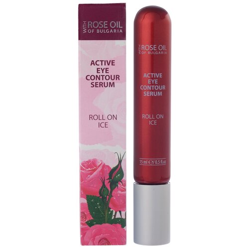 Regina Floris Активная сыворотка для зоны вокруг глаз Active Eye Contour Serum With Rose Oil Of Bulgaria, 15 мл