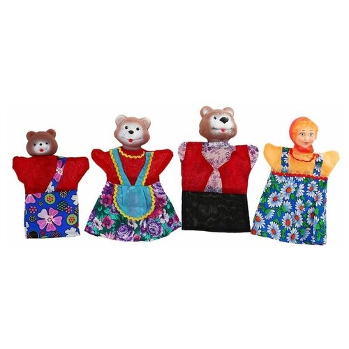 Кукольный театр «Три медведя», 4 персонажа кукольный театр три медведя