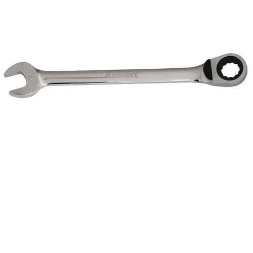 BOVIDIX Ключ рожково-накидной 12мм с трещоткой и реверсом 0410105