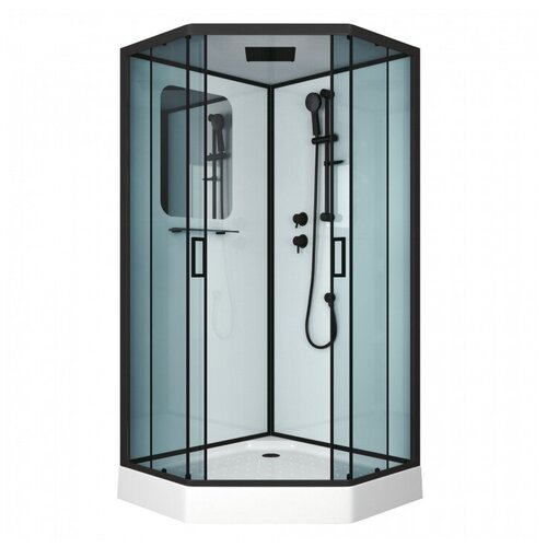 Душевая кабина Niagara Premium NG-6902-01D Black 100x100