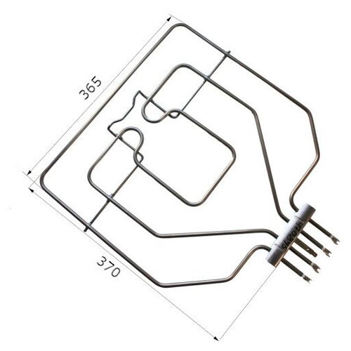 ТЭН для духовки 1300/1500W, 230V, гриль BOSCH/SIEMENS/NEFF (38BS056) 370х365 мм