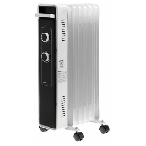 Обогреватель Centek CT-6222-7 масляный напольный 1500 Вт 15 м 7 секций бело-чёрный 454000₽