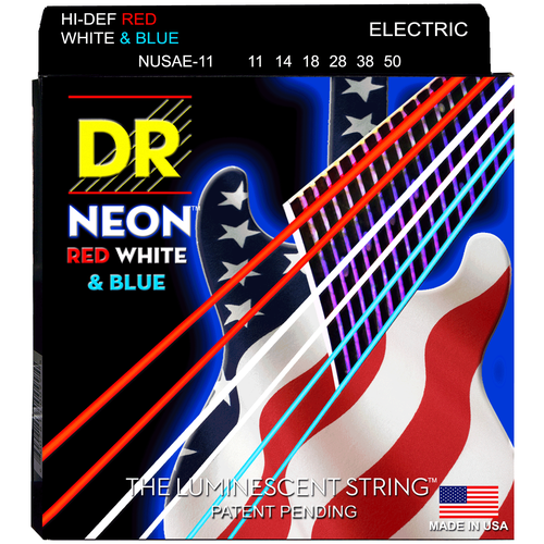 Струны для акустической гитары DR String NUSAA-11 dr nga 10 hi def neon™ струны для акустической гитары с люминесцентным покрытием зелёные 10 48