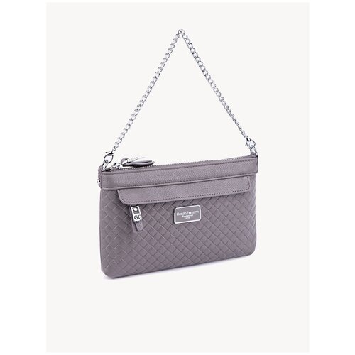 фото Элегантная сумка женская 2020044a d17 grigio giorgio ferretti на плечо/италия, 100% натуральная кожа