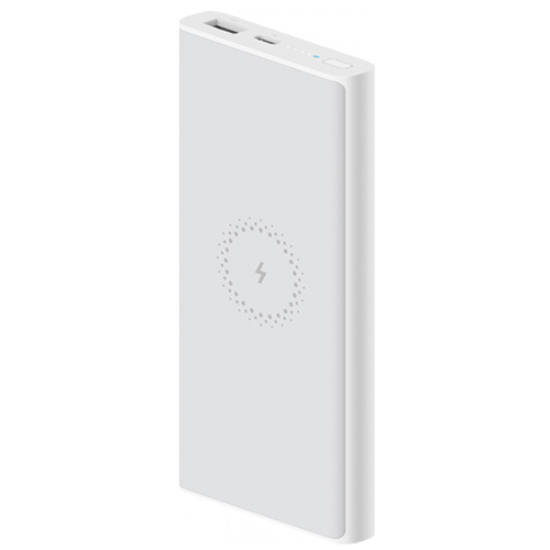 фото Внешний аккумулятор с поддержкой беспроводной зарядки xiaomi mi power bank youth edition 10000 mah (wpb15zm)