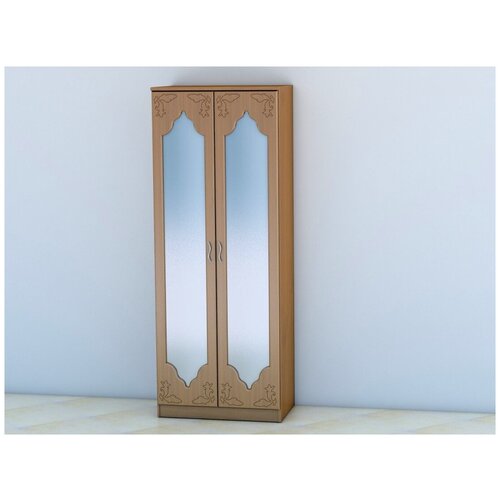 Шкаф Горизонт-2 с 2 зеркалами (декор 1)