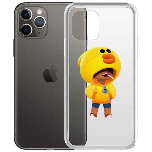 фото Чехол-накладка clear case brawl stars-леон салли для iphone 11 pro krutoff group