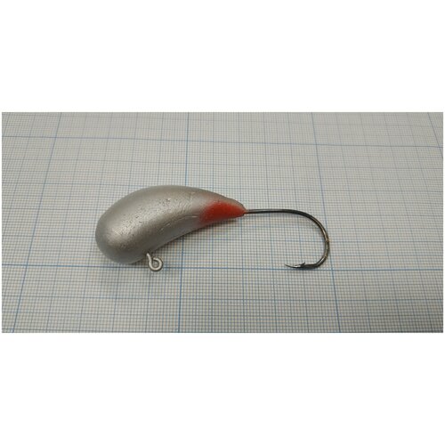 Мормышка на налима свето-шумовая 86 гр серебристая 300₽