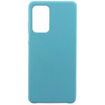Силиконовый чехол для Samsung Galaxy A72 / Защитный чехол для мобильного телефона Самсунг Галакси А72 с покрытием Софт Тач / Защитный силикон кейс для смартфона / Премиум покрытие Soft touch (Светло- голубой) - изображение