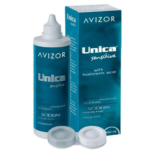 Раствор AVIZOR Unica Sensitive, с контейнером, 350 мл, 1 шт.