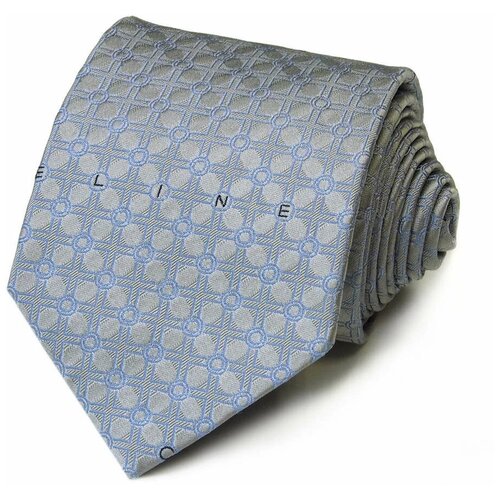 Светлый галстук с синим дизайном Celine 826052
