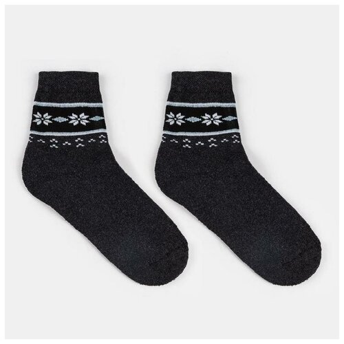 Женские носки ГАММА, махровые, размер 23-25, серый